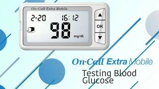 On Call Extra Mobile Testing Blood Glucose