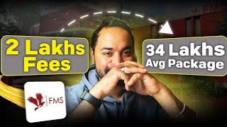 FMS Delhi Placements Report | ₹34.1 LPA Avg Package with Just ₹2L Fees