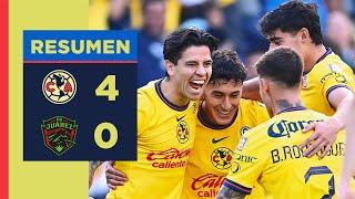 Resumen completo: América 4 vs. 0 Juárez | J5, CL25 | ¡Un triunfo americanista más! ¡VAMOS ÁGUILAS!