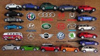 Learn Famous Car Brands and Logos With Diecast in Hands (4k)