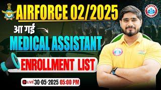 Airforce 02 2025 Medical Assistant Enrollment List Out   Air Force Final Cut Off By Dharmender Sir