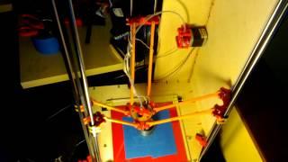 Rostock printing 50 mm/s with PLA