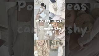 Poses ideas for camera-shy girls  #aesthetic  #coquette #poses #fyp