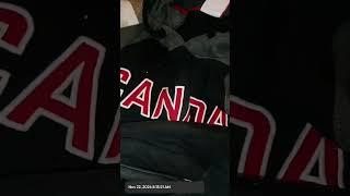 I am talk about my black canada man hoodie i bought November 14