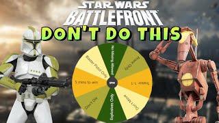 Can you beat Star Wars Battlefront (2004) in all the ways you shouldn't?