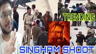 SINGHAM AGAIN AJAY DEVGN JACKIE SHROFF LIVE SHOOTING | VIRAL VIDEO OF SINGHAM AGAIN TRENDING SHOOT |