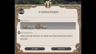 [PC] FFXIV 7.0 - MSQ7 - A Festive People