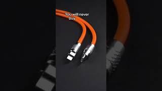 Meet the indestructible silicone charging cable with 100w BlitzCharge technology: TsumoCharge cable