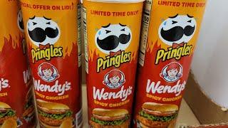 Pringles Wendy's Spicy Chicken chip review