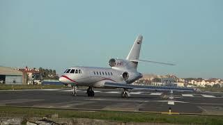 Dassault Falcon-50EX (D-BETI) rwy04 takeoff San Sebastian (EAS/LESO)