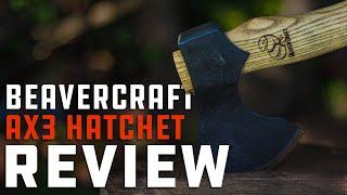 BeaverCraft AX3 Woodcraft Bushcraft Splitting Hatchet Review - Ukrainian Made, Camping, Survival