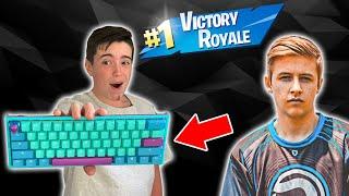 I WON WITH SYMFUHNY'S KEYBOARD!! - Fortnite Battle Royale