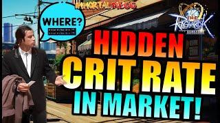 THE RAGNAROK SEA : FIND HIDDEN CRIT RATE ON MARKET!! [TRO]