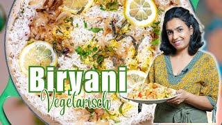 Vegetarisches Biryani Rezept (Paneer Biryani)