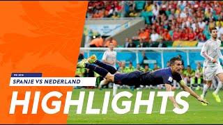 Highlights: Spanje - Nederland 1-5 (13/06/2014) WK 2014