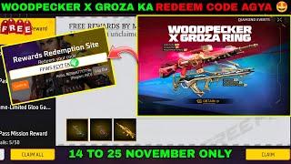 FREE FIRE REDEEM CODE TODAY 15 NOVEMBER REDEEM CODE FREE FIRE | FF REDEEM CODE TODAY 15 NOVEMBER