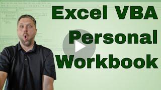 EverydayVBA Personal Workboook Setup and Recording Macros