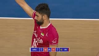 VOLLEYBALL NATIONS LEAGUE 2023 | Ali Hajipour Super Spike in Iran Vs Argentina match