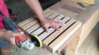 Amazing woodworking skills!! A simple way to make a small table