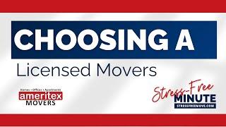 Stress-Free Minute | Choosing a Licensed Movers