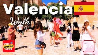 Valencia, Spain  - 4K-HDR Walking Tour | Summer City Tour