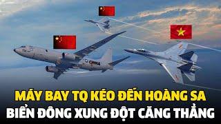 Máy bay Trung Quốc kéo đến Chiếm đảo Hoàng Sa Biển Đông rực lửa xung đột