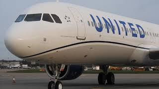 Delivery flight of A321NEO N14511 United Airlines stopping off at Edinburgh Airport 10th April 2024