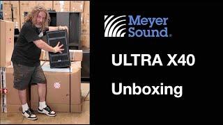 Meyer Sound ULTRA X40 - Unboxing and Overview