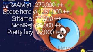 We are all on top 5 : Space hero yt, RAAM yt, Sritama, MoniRaj, pretty boy in space trails, my tom 2