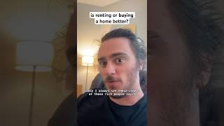renting vs buying a home #shorts #comedy #funny