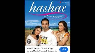 Hashar - Babbu Maan ( Full Video Song)         Old Sad Punjabi Song