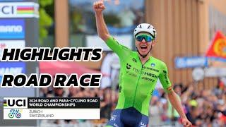 HIGHLIGHTS MEN ELITE ROAD RACE 2024 UCI WORLD CHAMPIONSHIPS