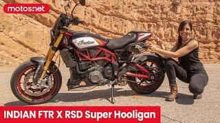 🪶 Indian FTR X RSD SUPER HOOLIGAN / Prueba  / Review 4K / motos.net