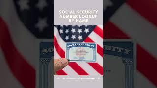Social Security Number Lookup By Name
