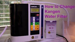 How to change/replace water filter for Kangen LeveLuk SD series (SD501, DXII, JRII)