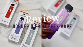 #productreview Reviewing the Sonder Q Vape from Geek Vape With Martin | South African Youtuber