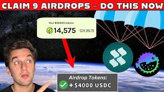 Claim 9 Airdrops - DO THIS NOW