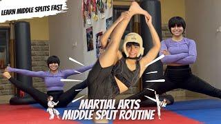 Learn middle splits fast ll middle splits ll martial arts middle splits ll flexibility ll tutorial