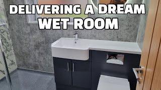 Complete wet room second fix