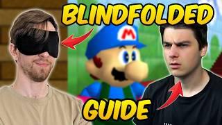 We tried to beat BLINDFOLDED Super Mario 64 Randomizer...