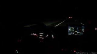 TOPSPEED 287 km/h (178 mph) on German Autobahn - Audi RS3