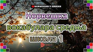 Норвешка вокабулара средња школа 1 | Golearn