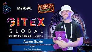 Aaron Spain, CEO of The Gratitude Bear | The Future Blockchain Dubai 2023