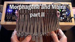 Morphagene and Mbira - modular eurorack jam no. 2