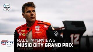 Driver reaction from the 2024 Big Machine Music City Grand Prix at Nashville | INDYCAR