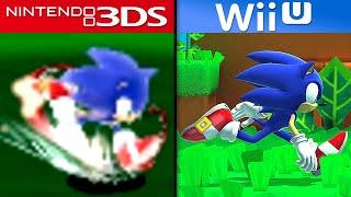 Sonic Lost World (2013) Nintendo 3DS vs Wii U | Full Graphics Comparison