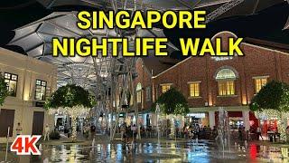 Singapore Nightlife Walk | A Walk Through Clarke Quay, Singapore: Food, Fun & Nightlife