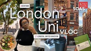 london uni vlogday in the life of a law student | lectures, intercollegiate student, library, salad