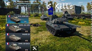 War Thunder Mobile - AMX-30B2 (B) Platoon Gameplay