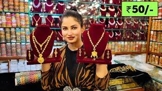 Charminar Gold Jewellery || Navratan Jewellery || Ladabazar Wholesale Market Hyderabad